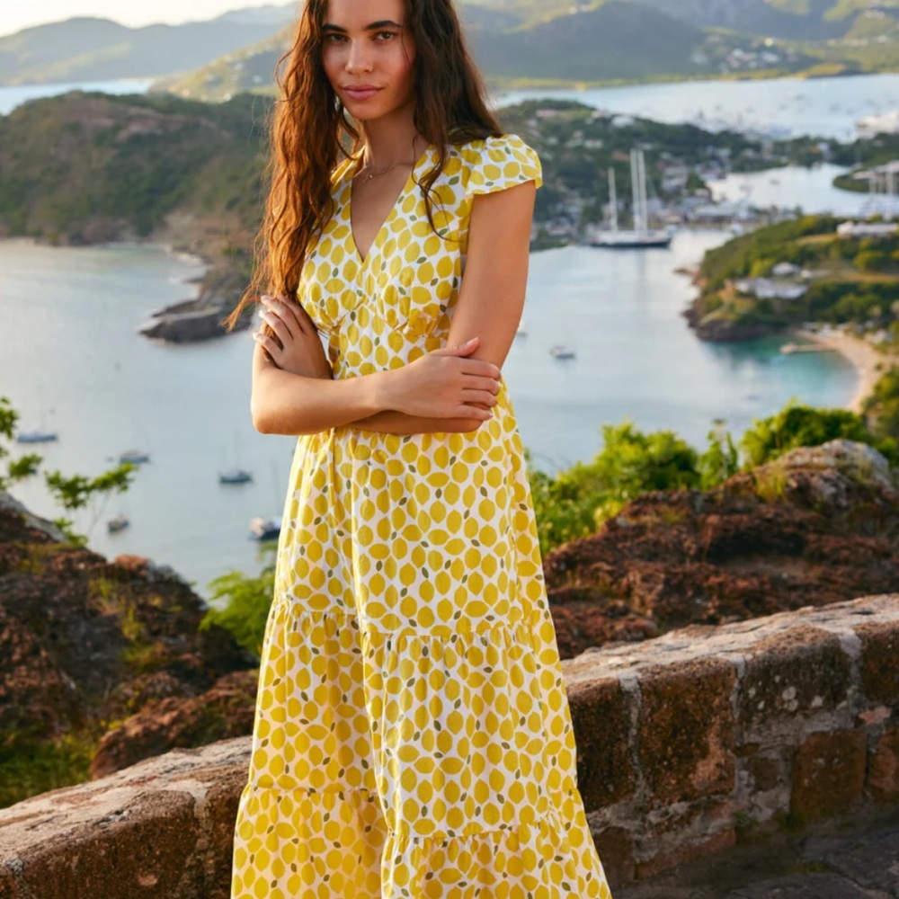 SOLD OUT Boden May Cotton Midi Tea Dress